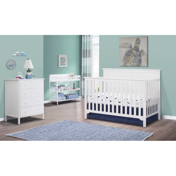 Sorelle Convertible 4-Piece Nursery Furniture Set – Stylish & Functional Baby Furniture Set - Image 3