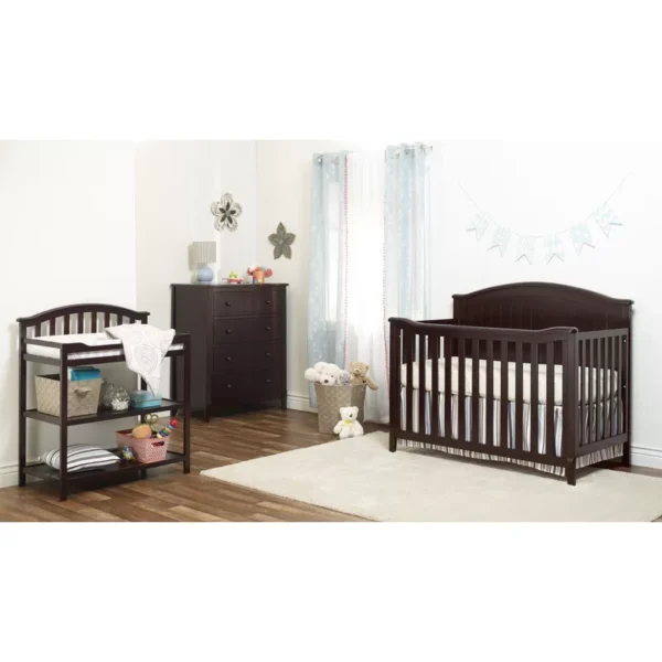 Sorelle Fairview 4-in-1 Convertible Crib | Stylish & Versatile Baby Crib - Image 4