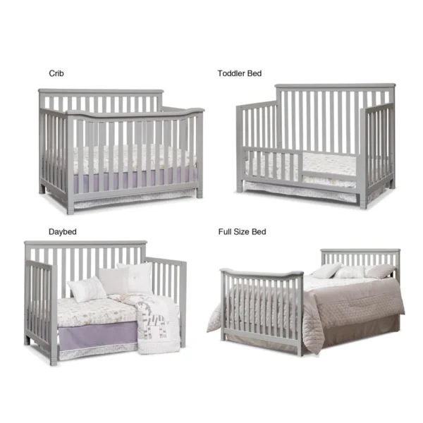 Buy Farmhouse Convertible 4-Piece Nursery Furniture Set | Elegant & Functional - Image 2