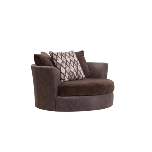 Upholstered Barrel Chair | Stylish & Comfortable Accent Chair for Living Room or Bedroom - Image 2