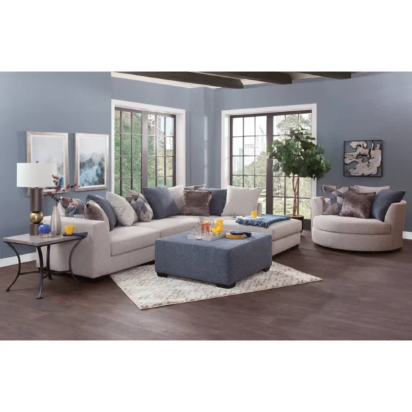 Upholstered Barrel Chair | Comfortable & Stylish Accent Chair for Living Room, Bedroom, or Office - Image 4