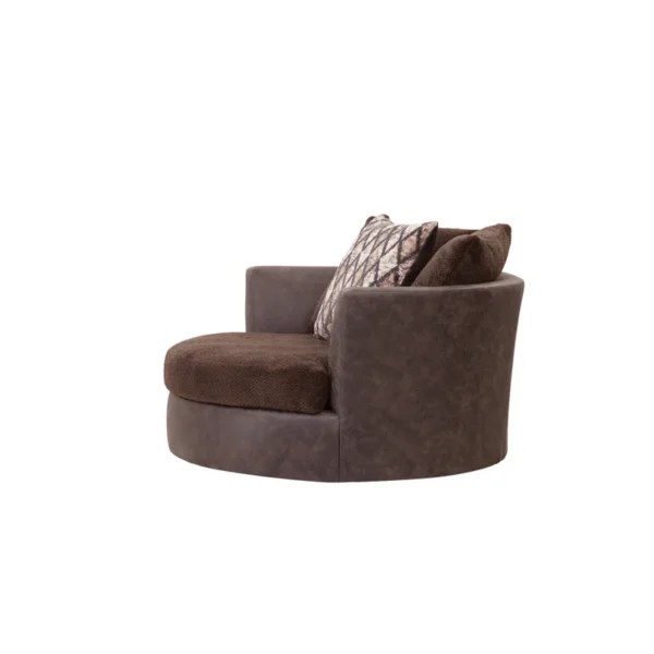 Upholstered Barrel Chair | Stylish & Comfortable Accent Chair for Living Room or Bedroom - Image 3