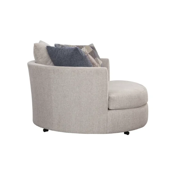 Upholstered Barrel Chair | Comfortable & Stylish Accent Chair for Living Room, Bedroom, or Office - Image 2