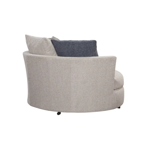Upholstered Barrel Chair | Comfortable & Stylish Accent Chair for Living Room, Bedroom, or Office - Image 3