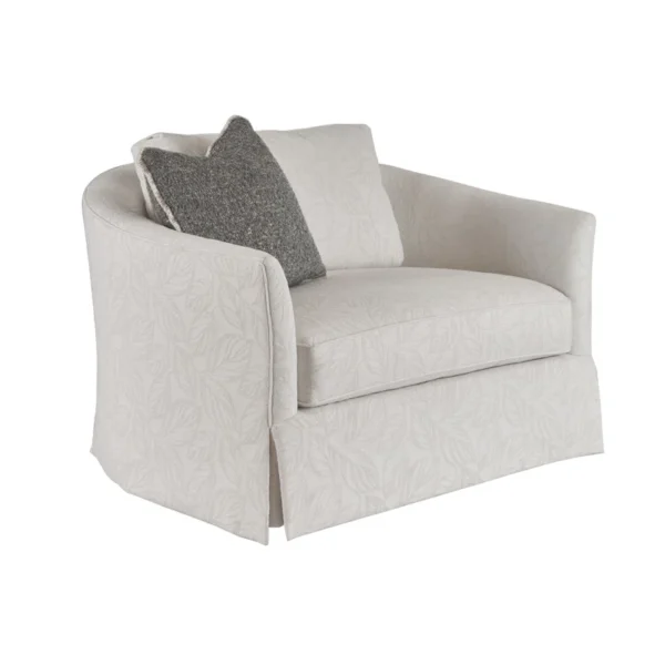 Veneto Upholstered Swivel Barrel Chair | Comfortable & Stylish Accent Chair for Living Room