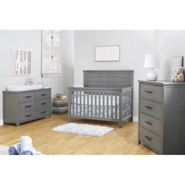 Westley 4-in-1 Convertible Crib – Stylish and Versatile Baby Crib for Growing Families - Image 4