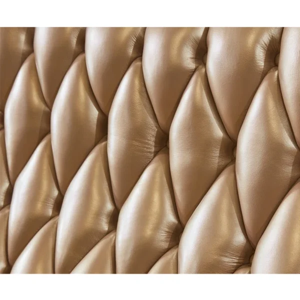 American Solid Wood Carved Luxury Sofa | Premium Leather Sofa for Elegant Living Rooms - Image 6