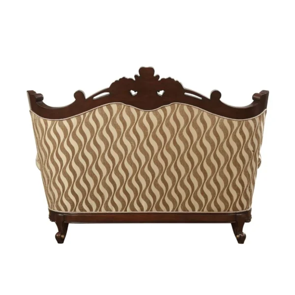 Carved Sofa – Carved Upholstered Loveseat for Living Room & Home Decor - Image 5