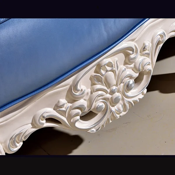 European Style Solid Wood Double-Sided Carved Sofa (3 Seater) – Elegant Luxury for Your Living Room - Image 5