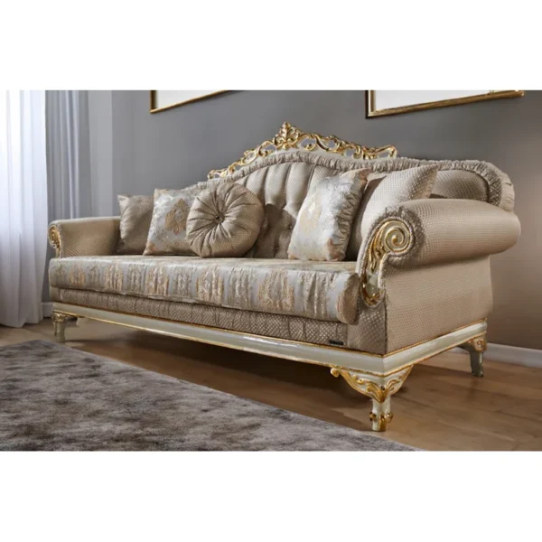 Traditional Sofa – Classic Upholstered Sofa for Living Room & Home Decor - Image 2