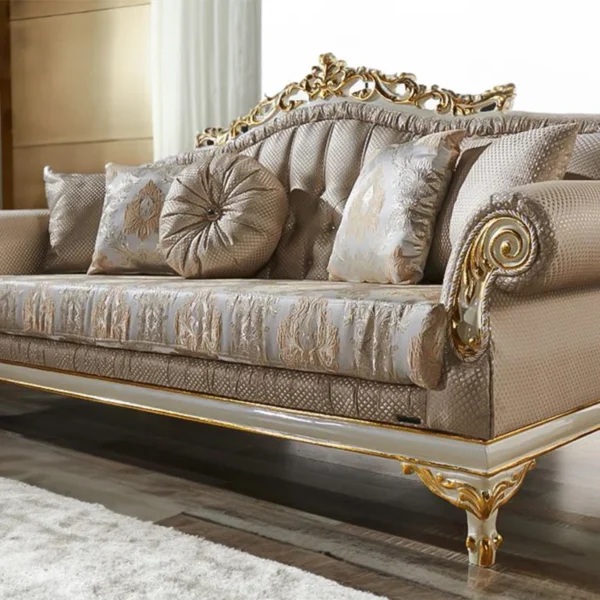 Traditional Sofa – Classic Upholstered Sofa for Living Room & Home Decor - Image 4