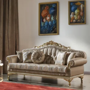 Traditional Sofa – Classic Upholstered Sofa for Living Room & Home Decor