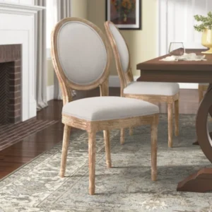 King Louis Back Side Chair (Set of 2) | Wooden Chair