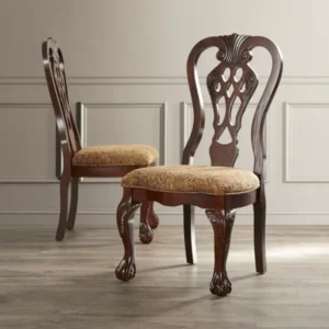 Mcdougald Queen Anne Back Side Chair (Set of 2)