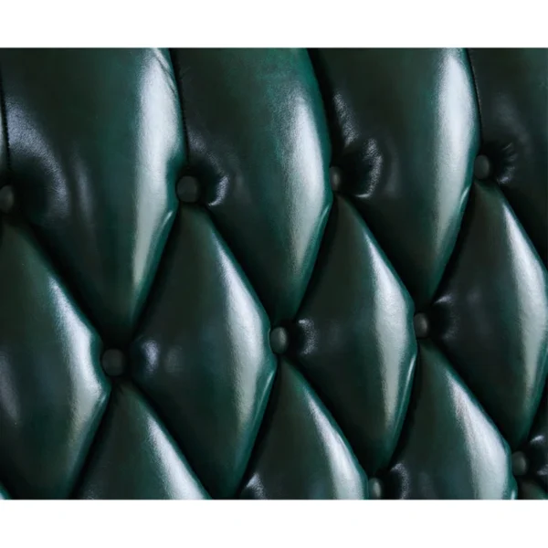 Solid Wood Carved Sofa 128'' Leather Sofa (3 Seater) - Image 4