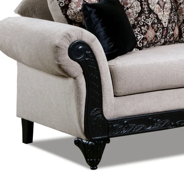 Upholstered Sofa – Modern Comfort & Stylish Design for Your Living Room - Image 2