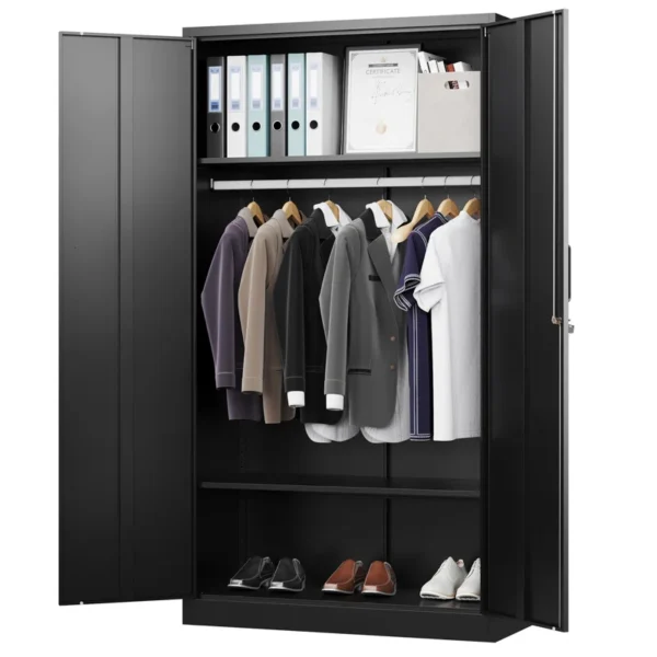 Metal Wardrobe Cabinets Storage Cabinets with Lock