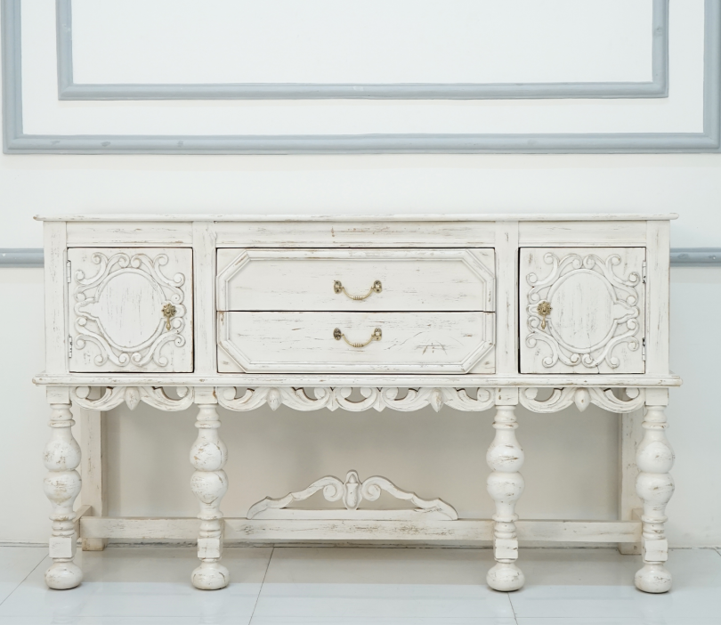 Storage Console Table, Solid Wood for home and office - Image 4
