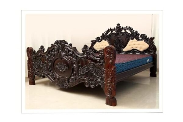 Rosewood Carved Bed