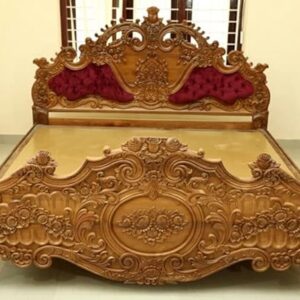 Teakwood Carved Bed