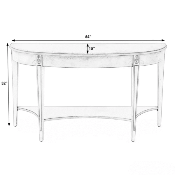 Elegant Wooden Console Table for Modern Homes - Image 2
