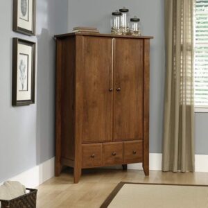 Handmade Pure Sheesham Wood Multipurpose Storage Wardrobe for Home Decor (Design 7)