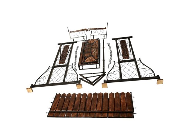 Sturdy 2-Seater Iron Swing/Jhula for Home, Garden, Porch & Balcony - Image 3