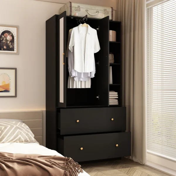 Wooden Armoire Wardrobe - Image 2
