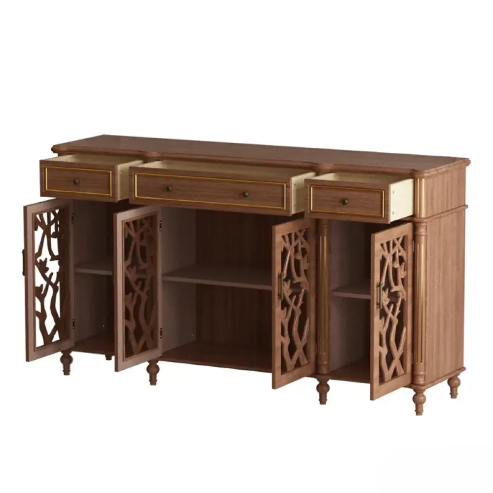 Luxury Teak Wood Console Table - Image 4