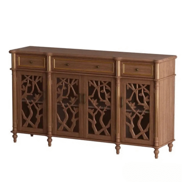 Luxury Teak Wood Console Table - Image 3