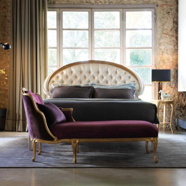 Classic Italian Hand Carved Chandigarh Premium Luxury Bed for Villas. - Image 4