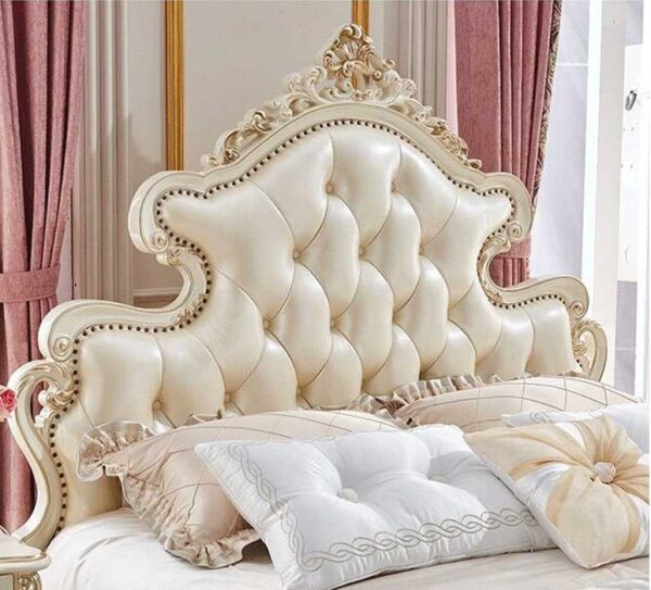 Italian Style Royal Luxury Tufted Design High End Bed - Image 2
