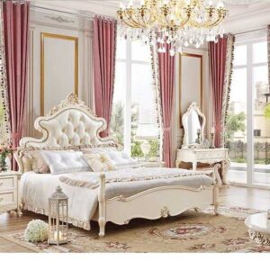 Italian Style Royal Luxury Tufted Design High End Bed