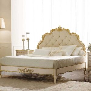 French Style Hand Carved Luxury Bed
