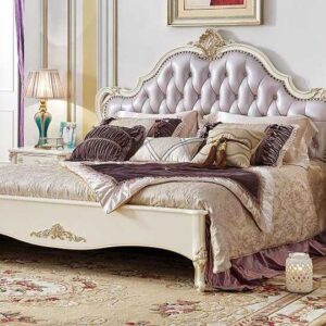 Royal French Style Solid Wood Luxury Bed