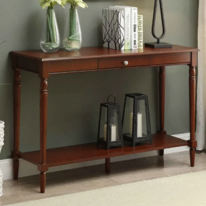Slimline Solid Wood Console Table