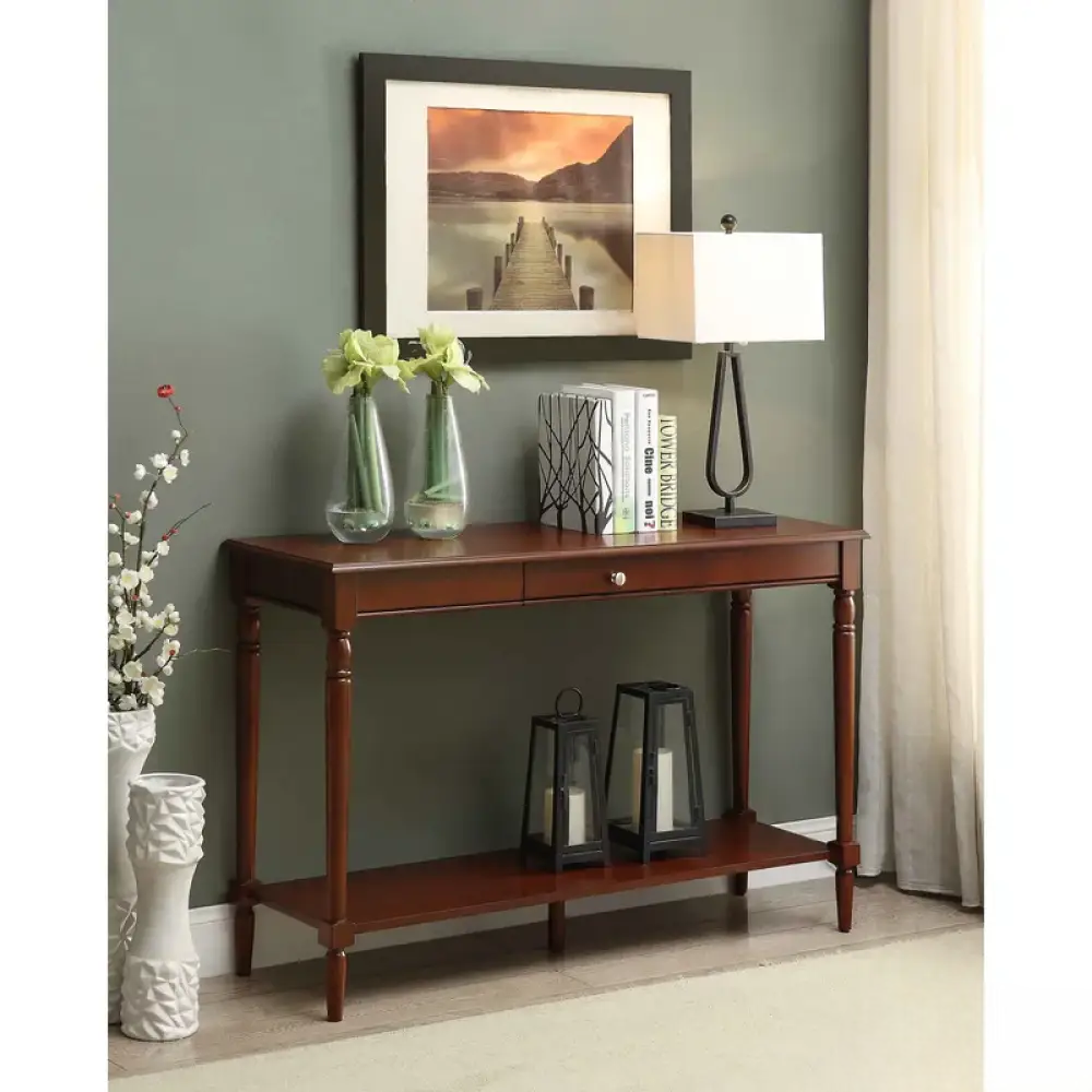 Slimline Solid Wood Console Table - Image 2