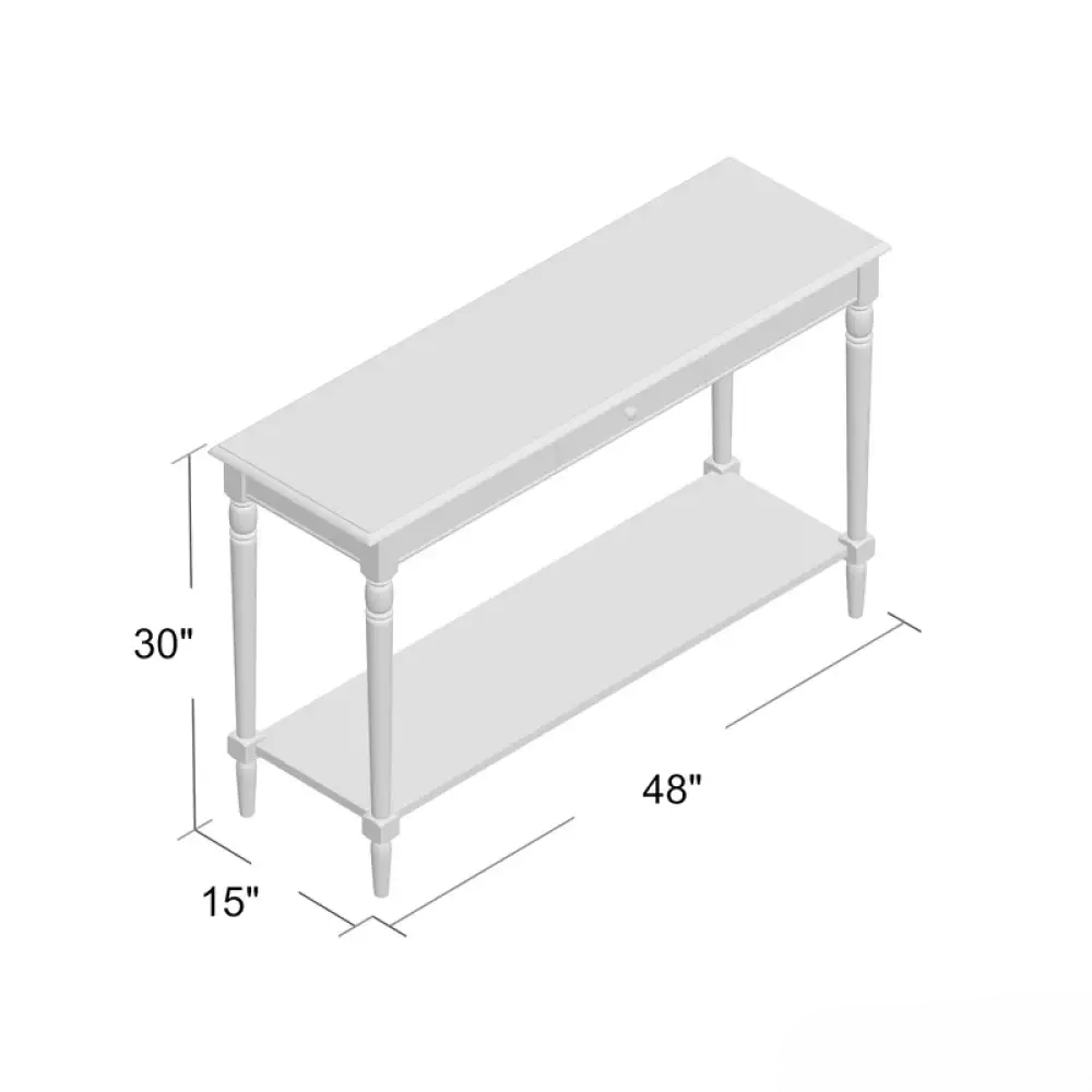 Slimline Solid Wood Console Table - Image 3