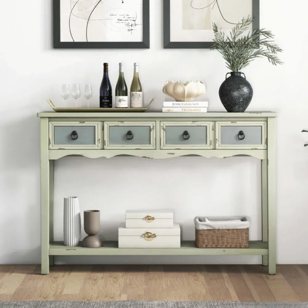 Simple Wooden Hallway Console Table - Image 3