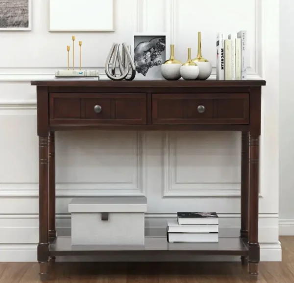 Modern Simple Wood Console Table