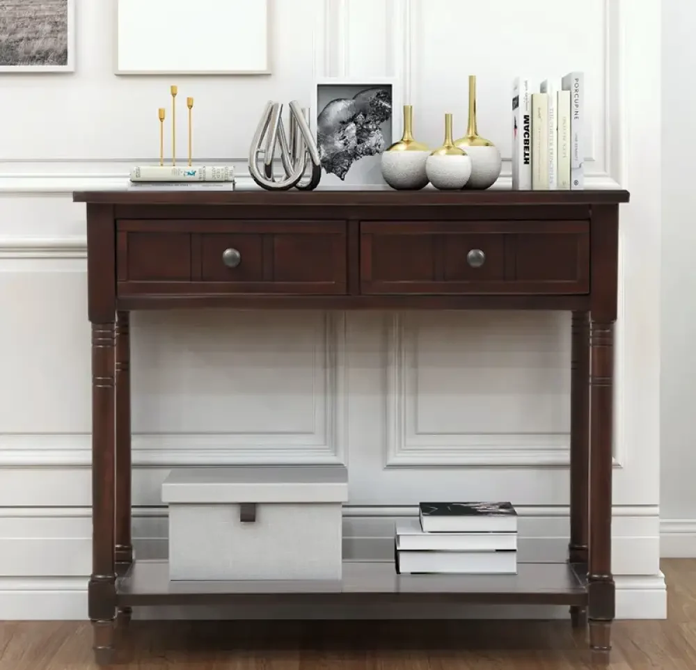 Modern Simple Wood Console Table