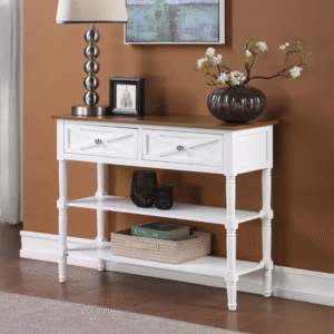 Natural Finish Wooden Entry Table