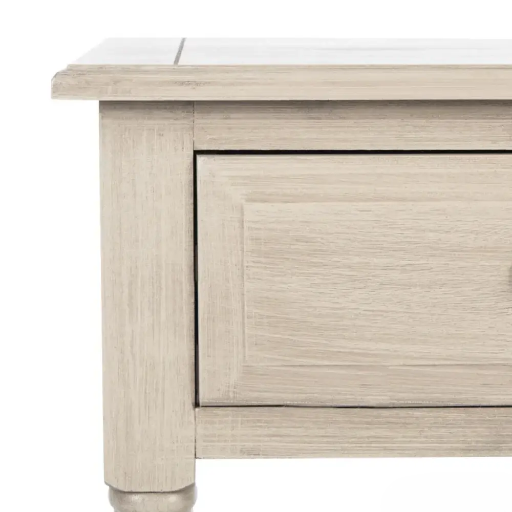 Contemporary Wooden Console Table with Open Shelf - Image 3