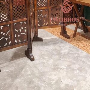 Wooden Partition Stand & Partition Legs Room Divider Set of 5 Suitable for 4 panel partition