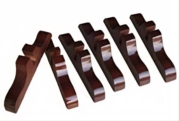 Wooden Partition Stands set of 6 for 5 partition