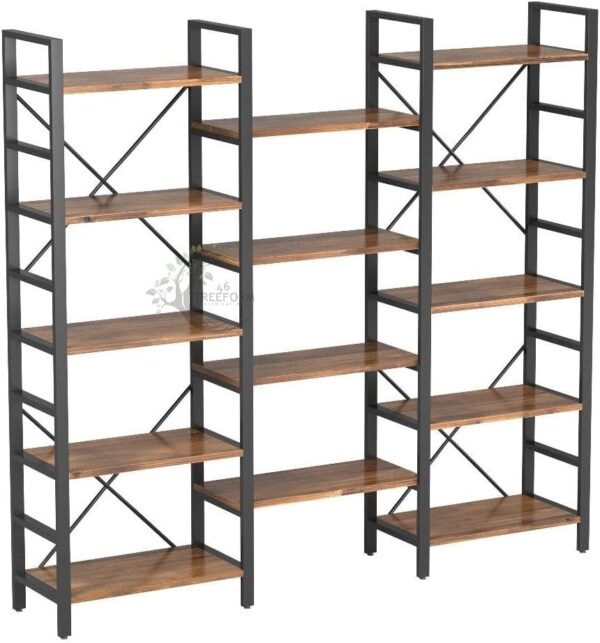 5-Shelf Bookcase, Etagere Large Open Bookshelf - Image 4